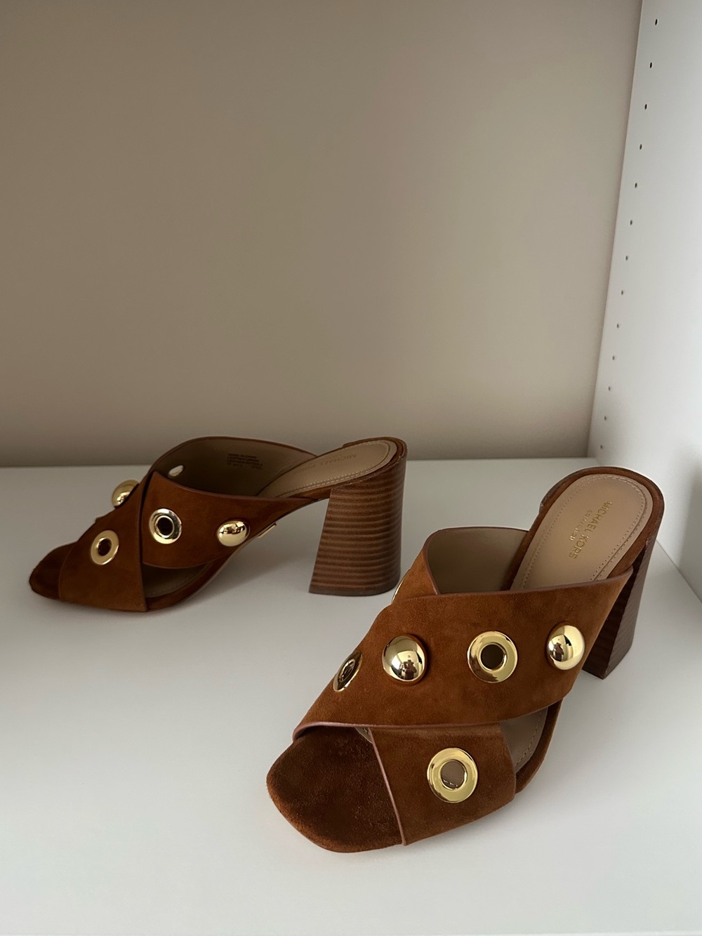 Michael Kors Collection Brianna Suede Mule - Picture 1 of 8